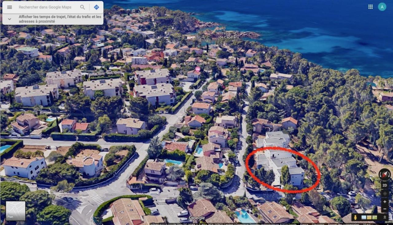 Villa Lucienne Bandol , T2 4 Etoiles Avec Garage, Dans Les Calanques Luaran gambar